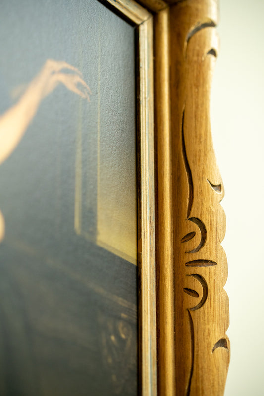 Black Swan Framed in gold